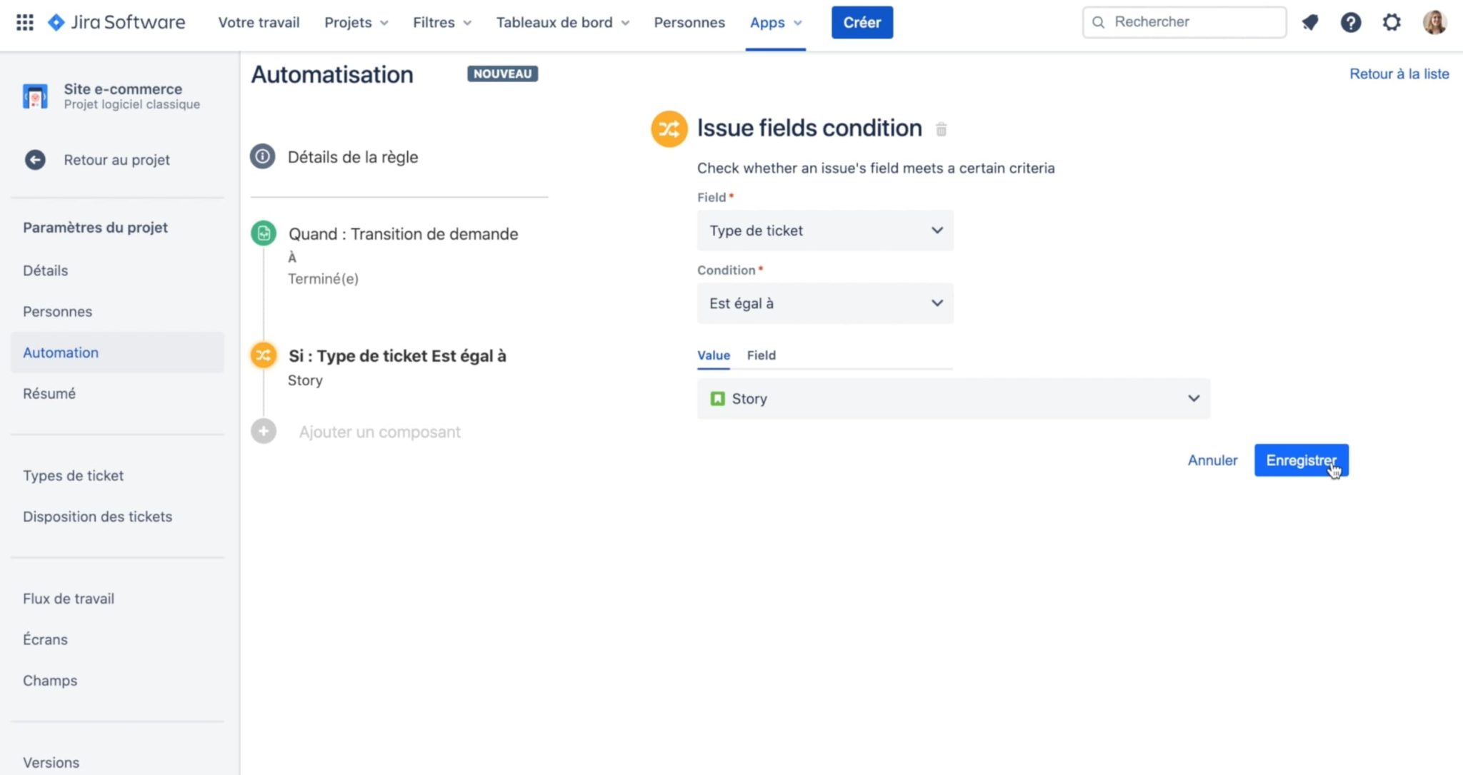 issue fields automation for jira