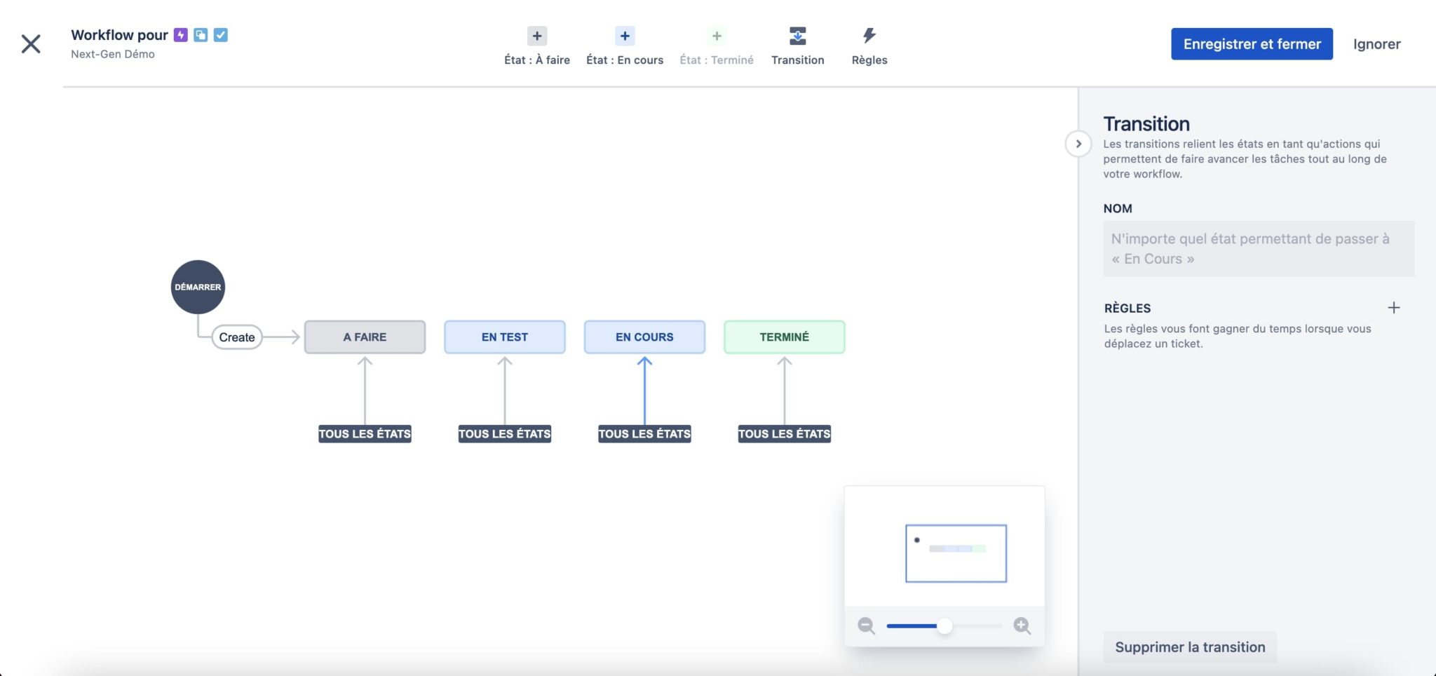 workflow next gen jira cloud