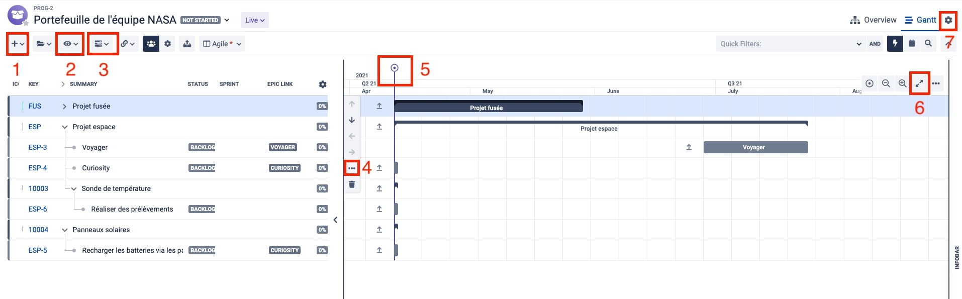 Option vue Gantt BigGantt