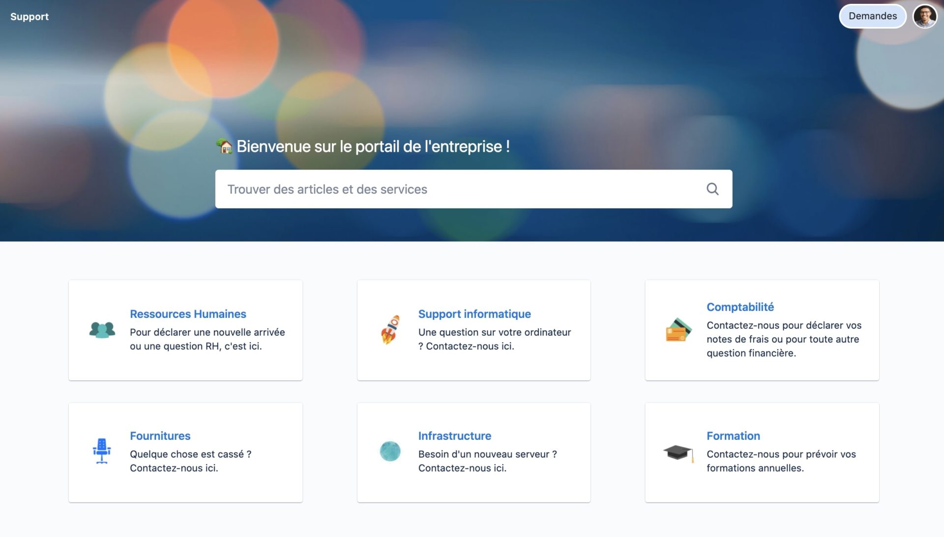 Jira Service Desk - Portail