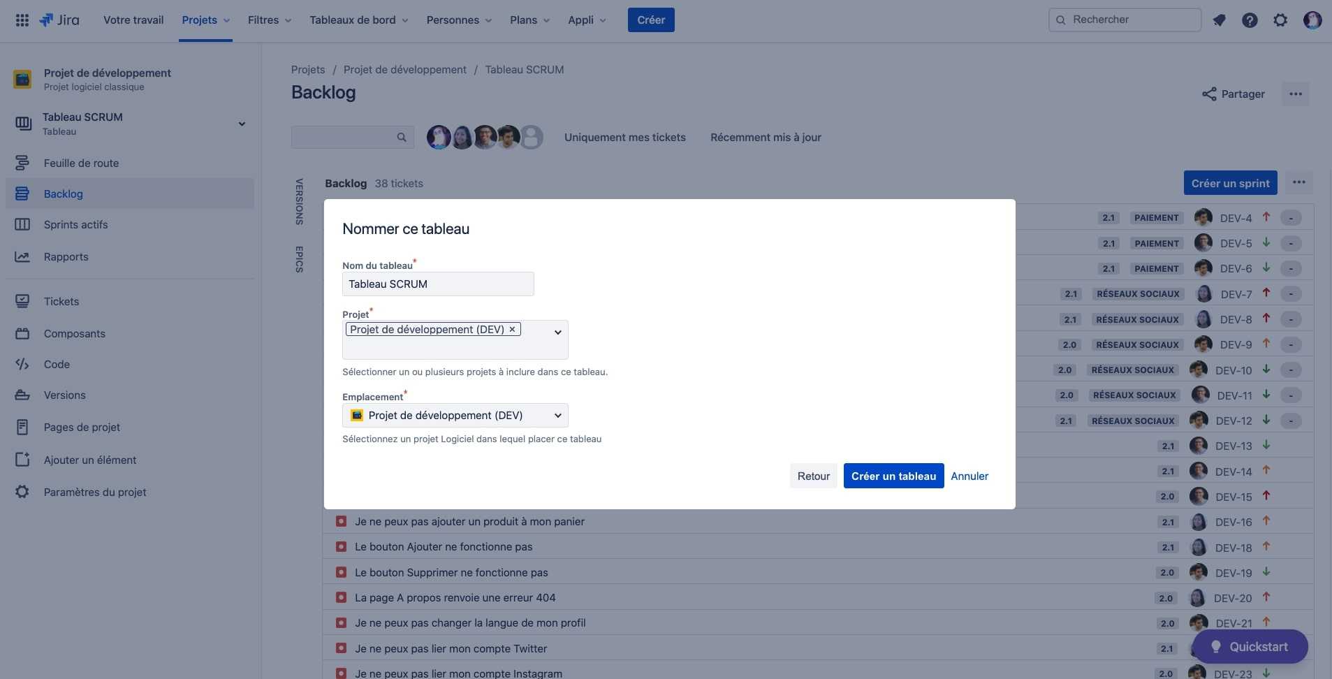 creer-projet-jira-scrum