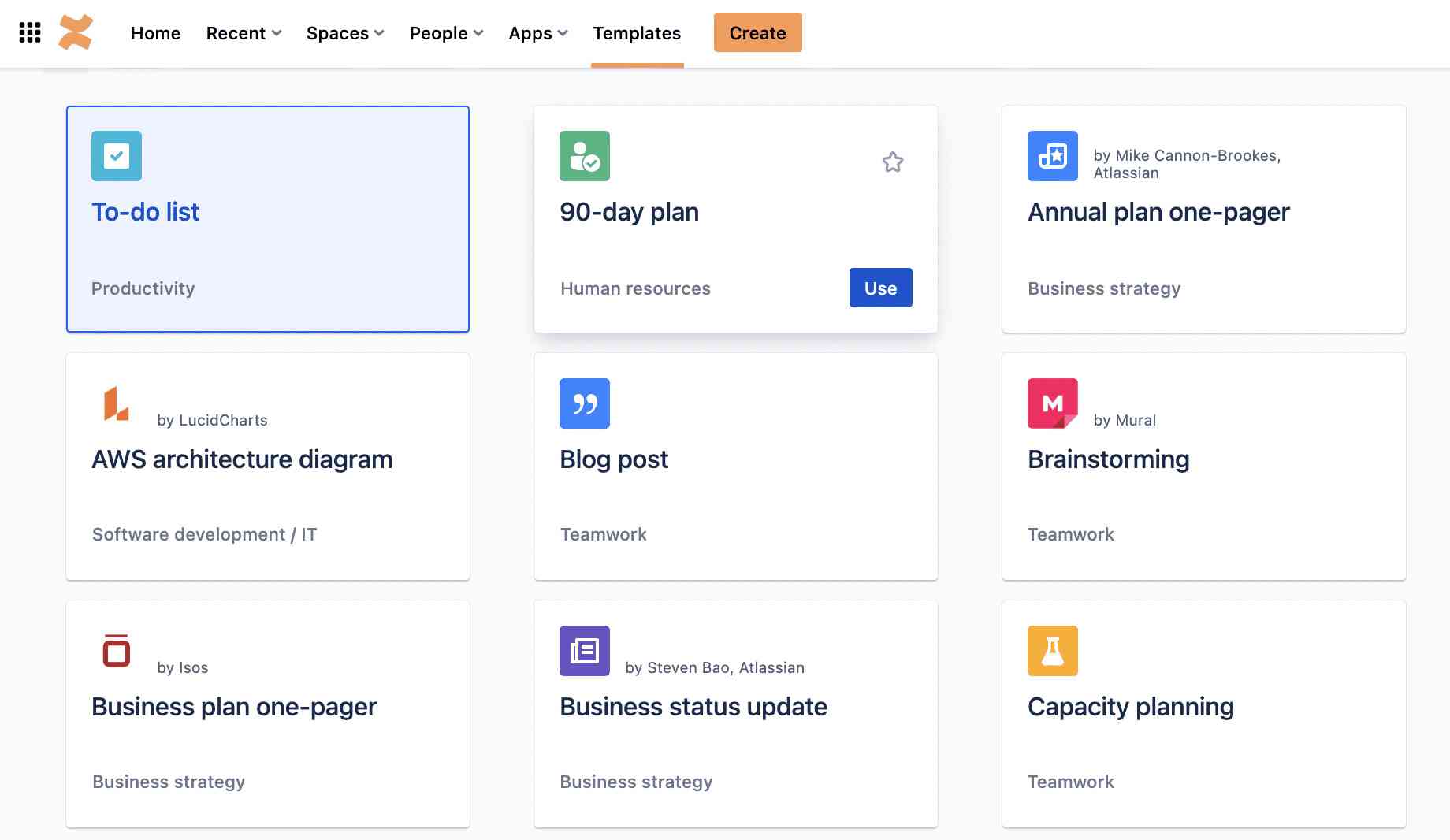 créez vos templates confluence