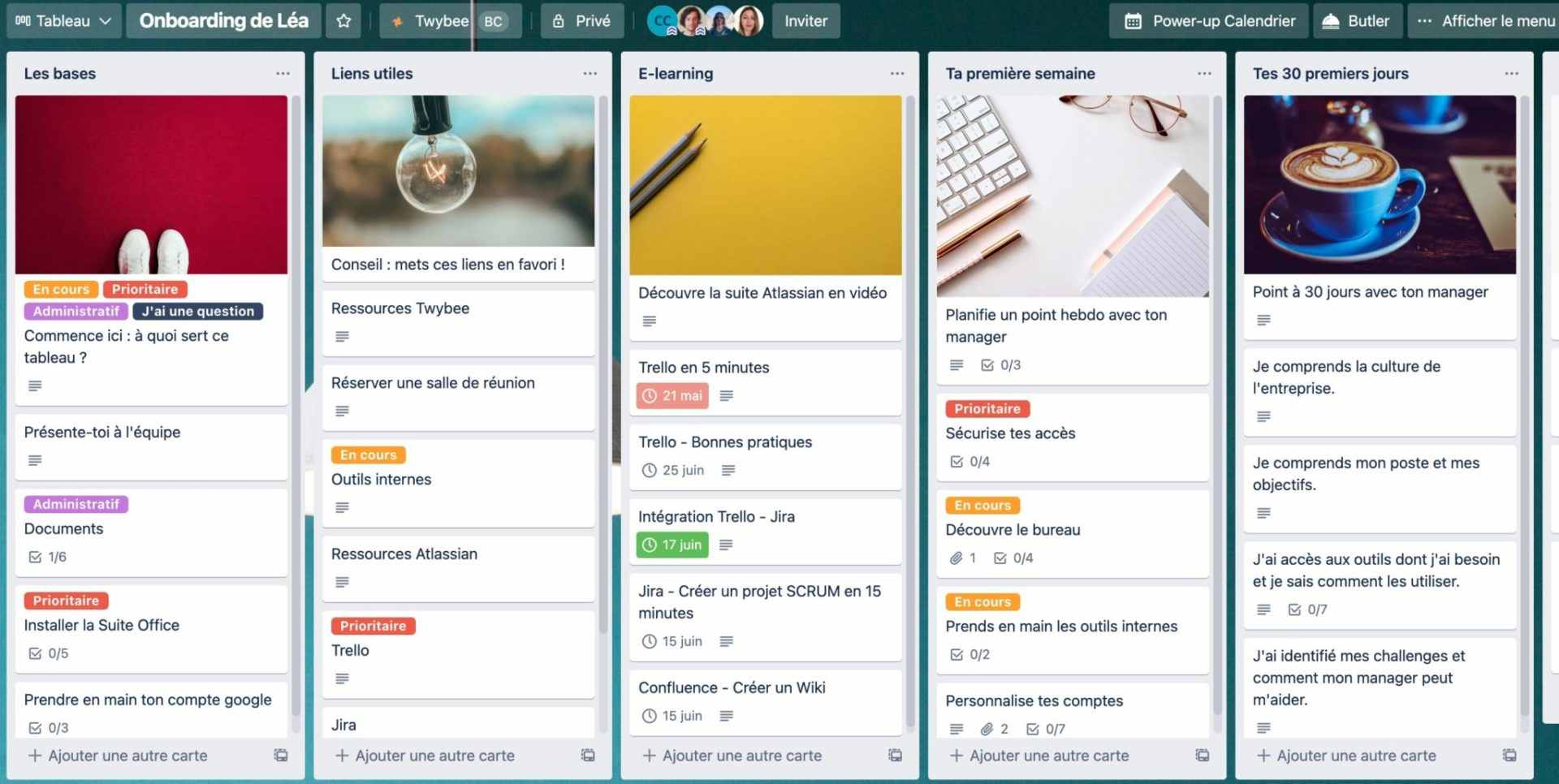 Onboarding trello