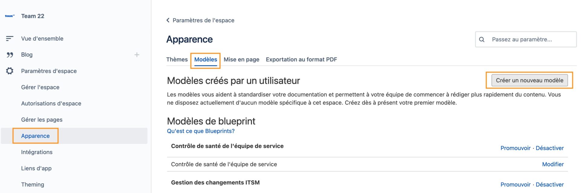 Creer page confluence cloud