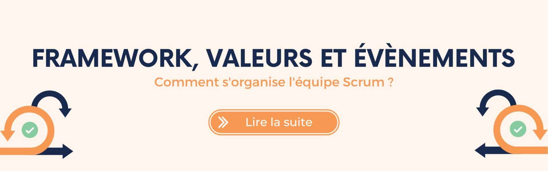 Framework Scrum, valeurs et évènements