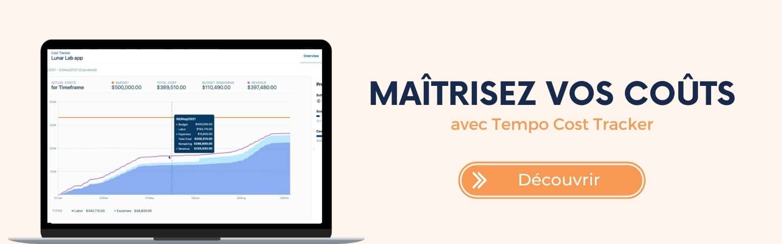 Maîtriser les coûts sur Jira tempo cost tracker