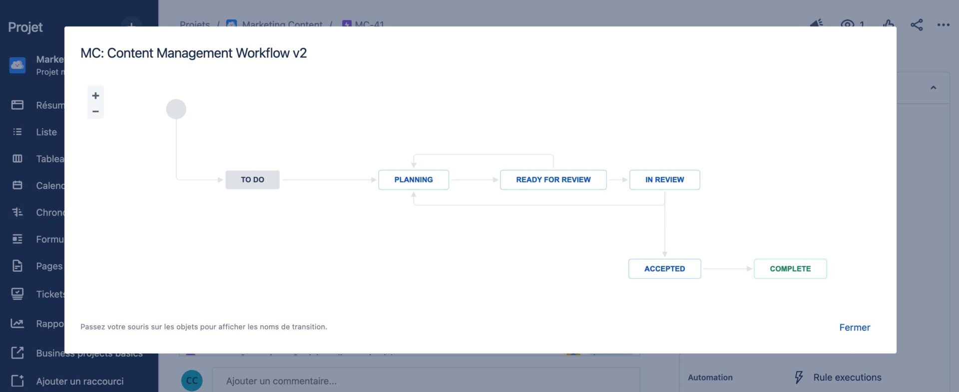 Workflow Jira Work Management