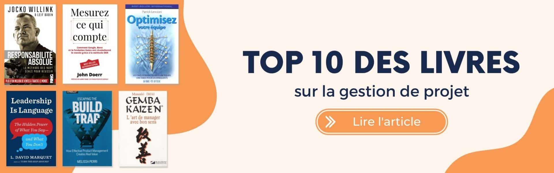 TOP10 livre gestion projet