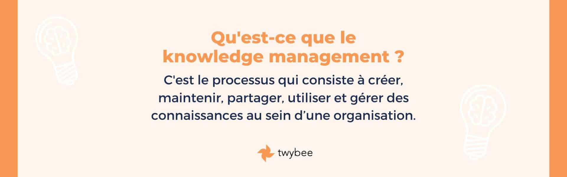 Qu'est-ce que le knowledge management ?