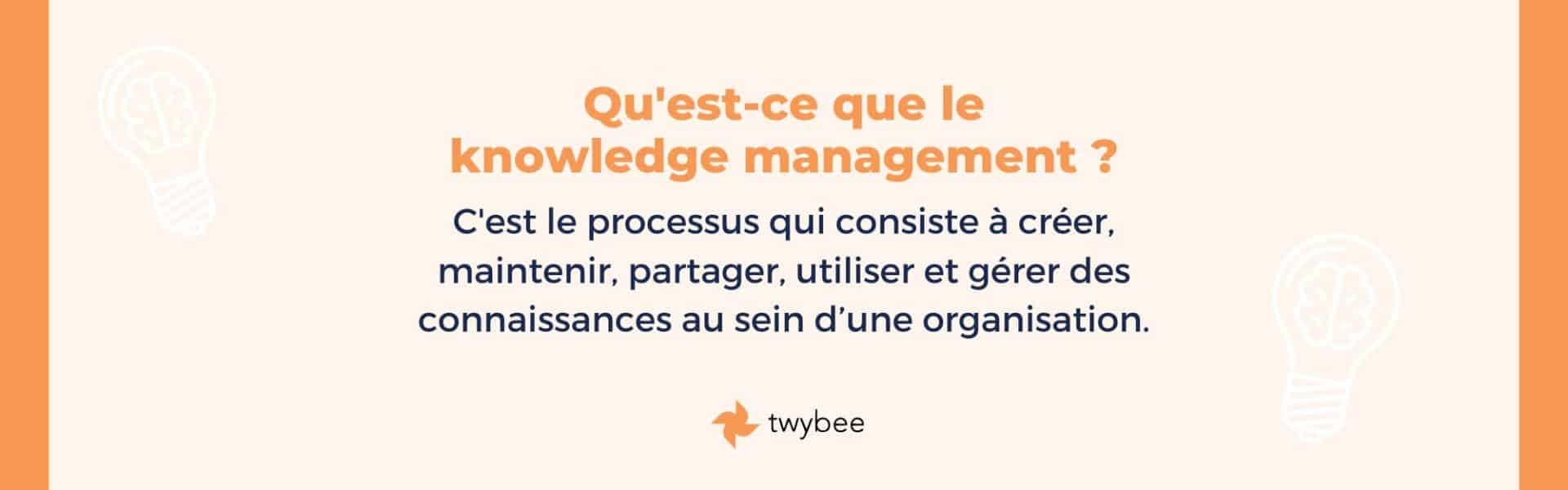 Qu'est-ce que le knowledge management ?