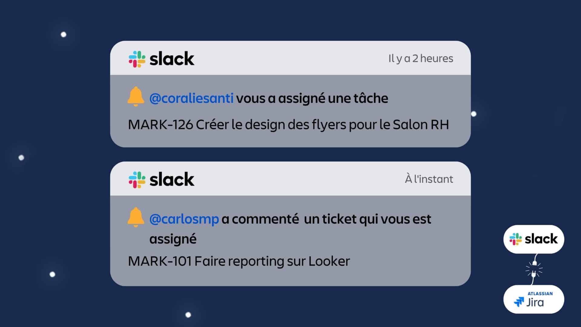 Intégration Jira dans Slack