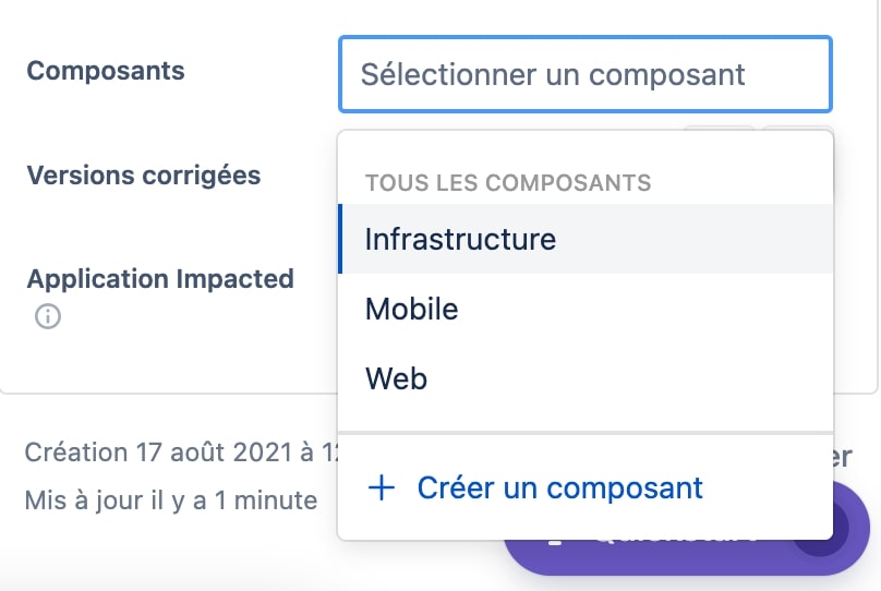 composant jira software